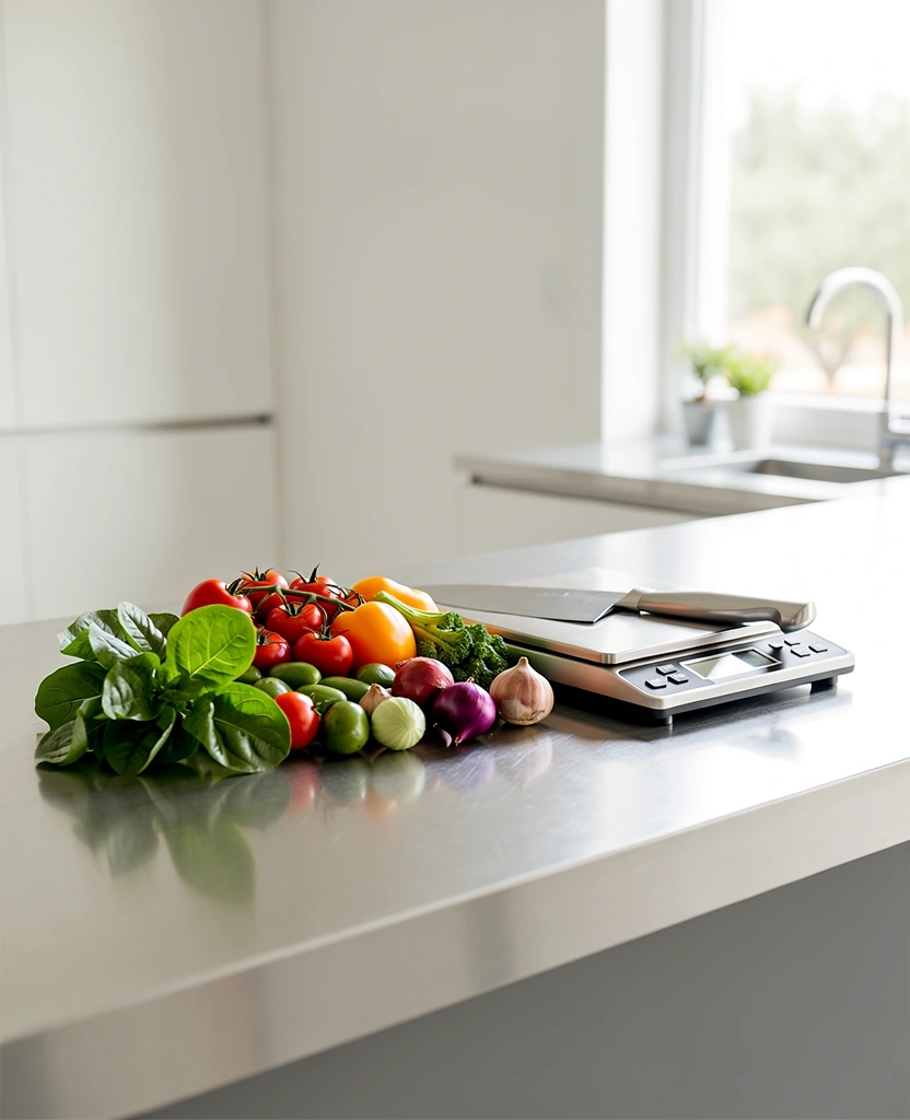 Professional kitchen prep station